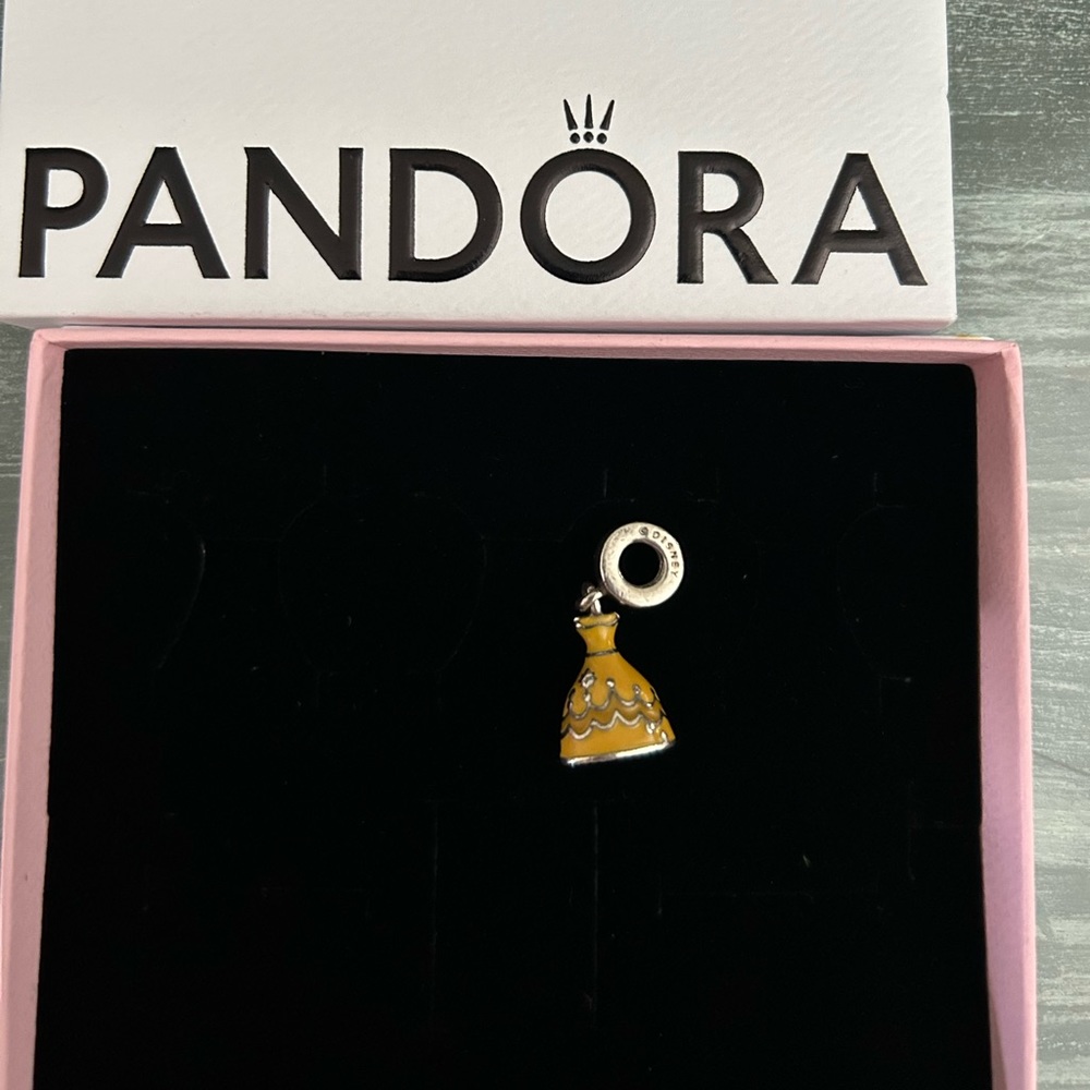 Authentic Pandora Beauty And The Beast Belle Dres… - image 1